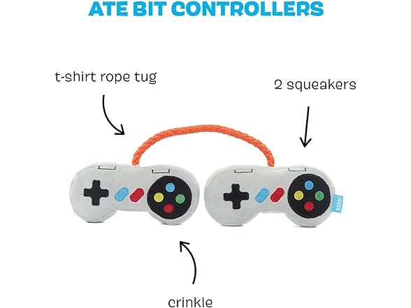 Barkbox Dog Toys – Ate Bit Controllers Plush