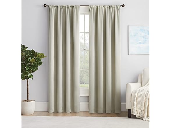 ECLIPSE Curtain, 1 Panel, 54"x84", Stone