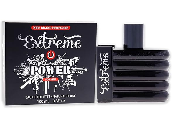 New Brand New Brand Extreme Power EDT Spray Men 3.