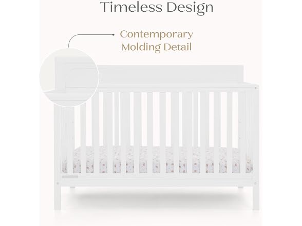 Delta Children Isabelle 6-in-1 Convertible Crib