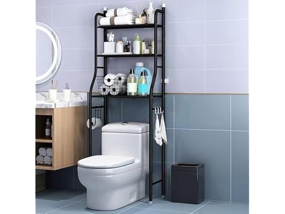 BouPower 3-Tier Over Toilet Storage