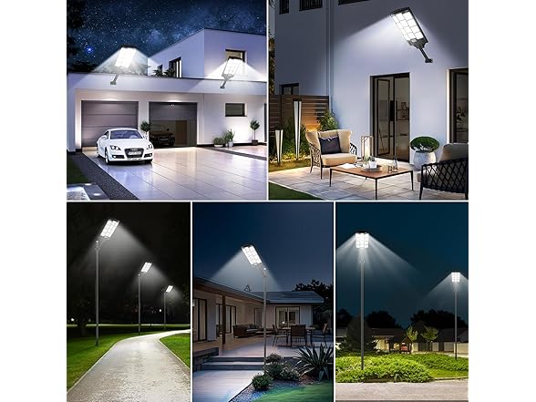 TOWPONICS 167-L-2 9800W Solar Street Light 2pk