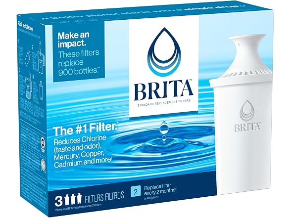Brita Standard Water Filter Pitchers and
