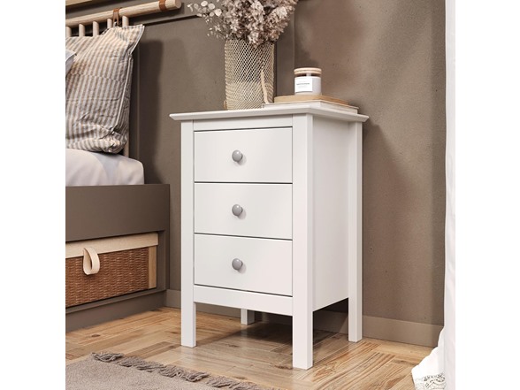 Jela 3-Drawer End Table/Nightstand