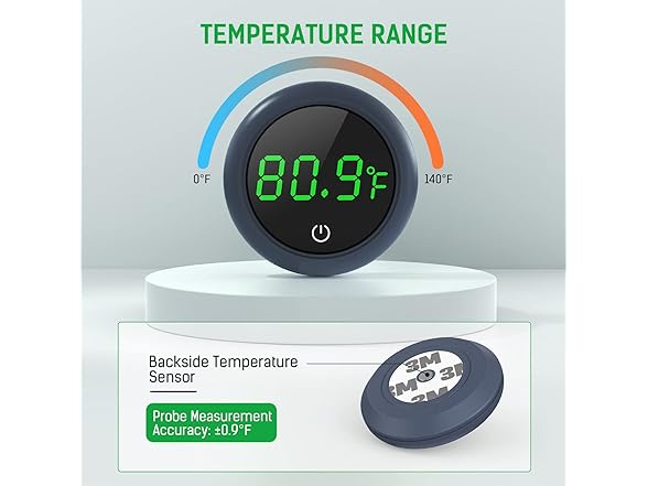 Fish Tank Digital Thermometer (2 Pack)