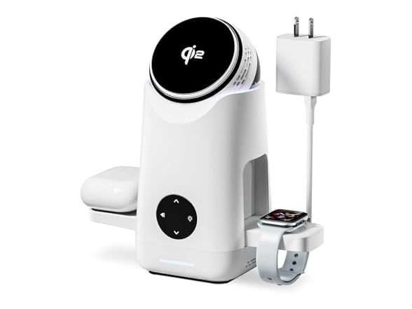 Vaytrio 3-in-1 Charging Station | 15W Rotating MagSafe