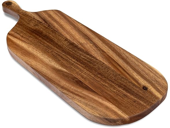 The Memory NFL Acacia Paddle Serving Board