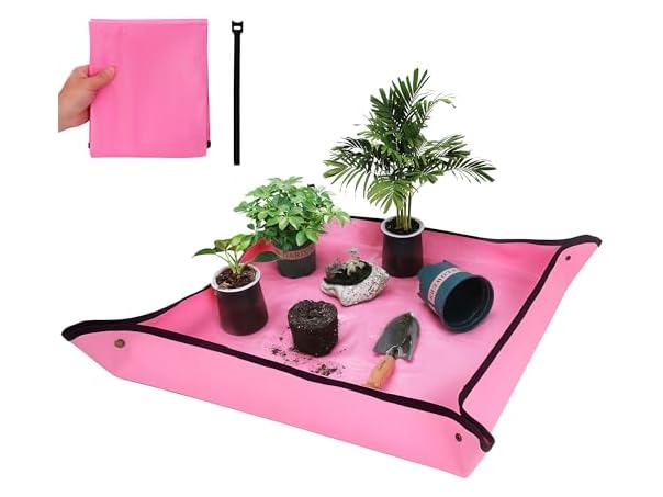 $7.99 WORKPRO Repotting Mat Pink dealfomo