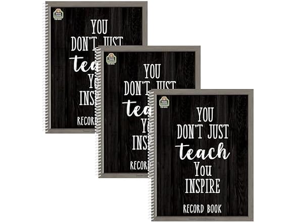 Teacher Modern Farmhouse Record Book