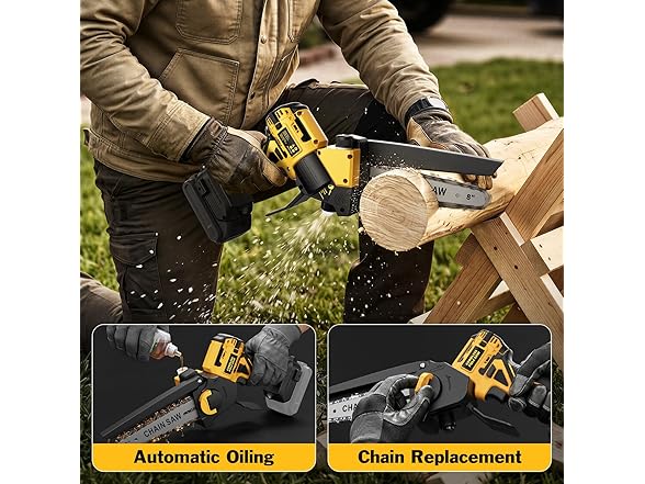 IEBUDA 2-in-1 Pole Saw DeWalt 20V 14FT