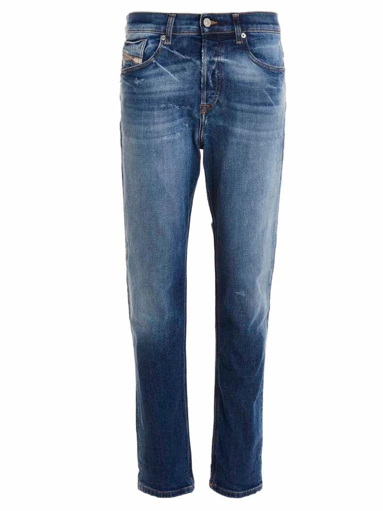 Diesel Mens Stretch Tapered Fit Denim Jeans - Gallery 3