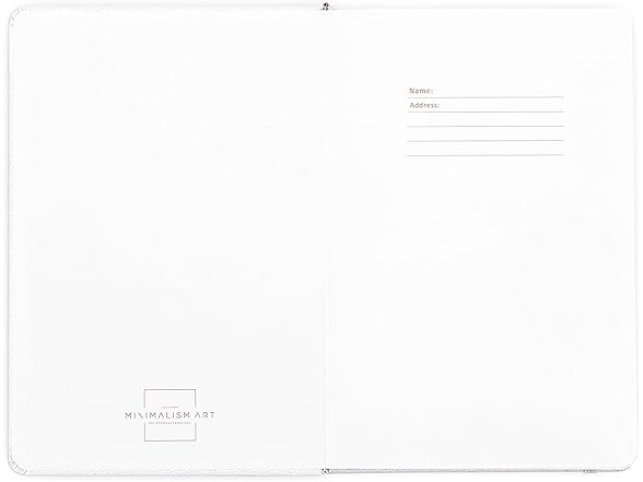 Minimalism Art, Hard Cover Notebook