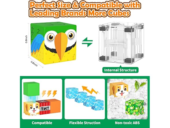 Matchtiles 100 PCS Magnetic Building