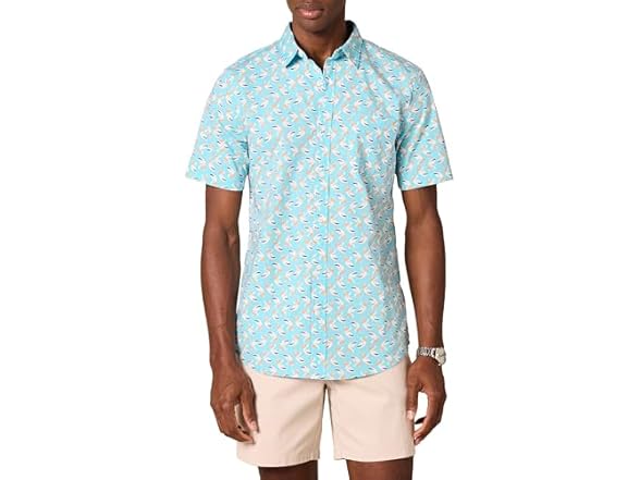 AE Mens Slim-Fit Poplin Shirt