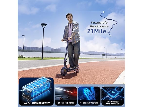 Oslich Electric Scooter | 500W | 18/21 MPH