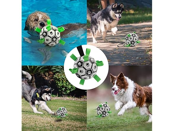 Sabupar Interactive Dog Toys Dog Soccer Ball