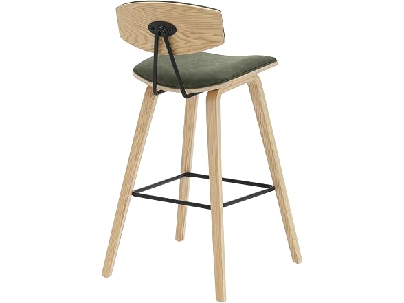 Armen Living Fox Bar Height Bar Stool, Set of 2
