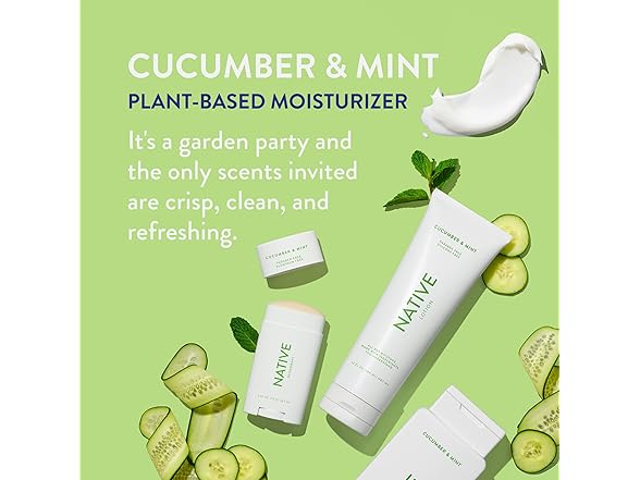 Native Body Lotion Cucumber Mint