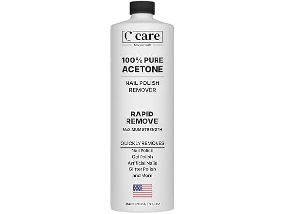 100% Pure Acetone Nail Polish Remover
