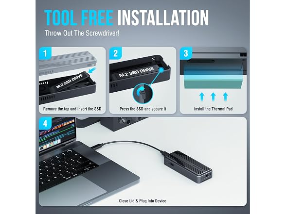 USB4 NVMe SSD Enclosure