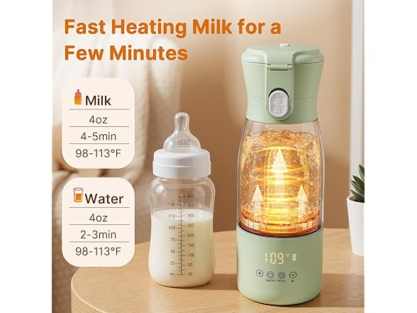 JDZ Portable Baby Bottle Warmer