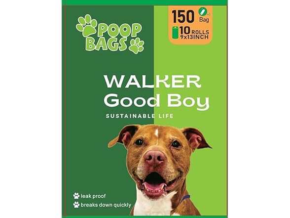 Walker Good Boy Eco-Friendly Lightly Scented Poop Bags