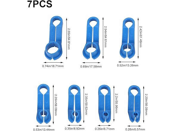Fuel Line Disconnect Tool 7Pcs AC Kit