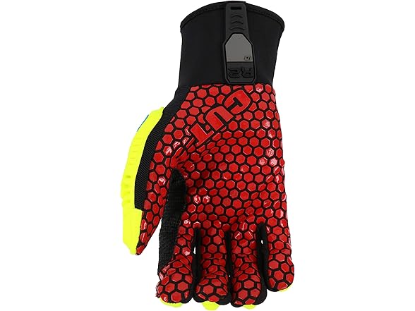 West Chester R2 Hi-Viz Silicone Palm Rigger Gloves