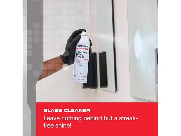 Rust Oleum Foaming Glass Cleaner 20 oz