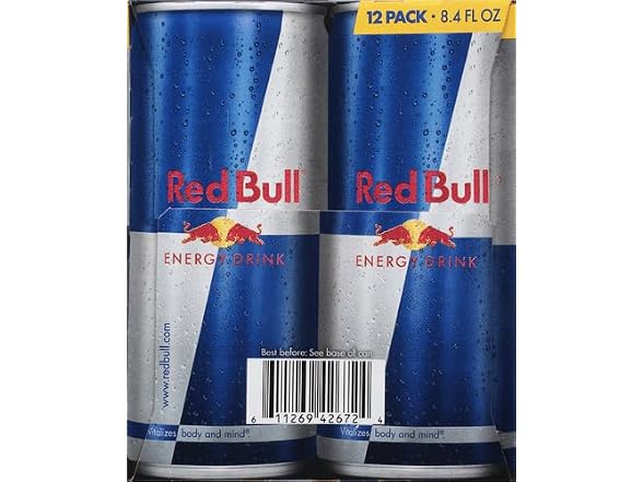 Red Bull Energy Drink, Original, 8.4 Fl Oz (Pack of 12)