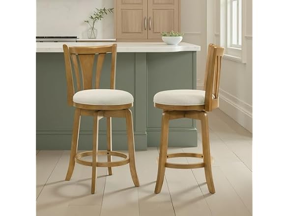 Armen Elle 26" Counter Barstool, Set/2