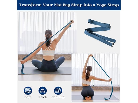 Tumaz Padded Yoga Mat Bag Powder Blue
