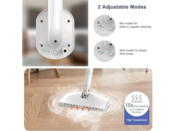 ACHTFACH 6 in 1 Steam Mop Cleaner