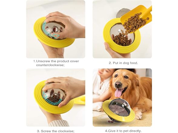 UOATEPC Puzzle Toys for Middle-Size Dogs