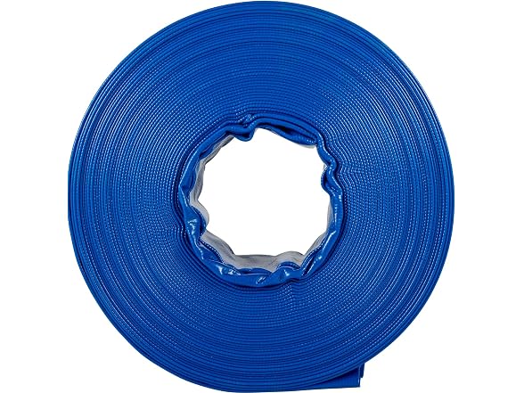 Discharge Hose, 1-1/2" x 100', PVC Fabric Lay