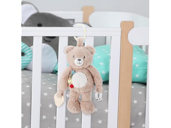Linzy 10" Teddy Bear Stroller Toy