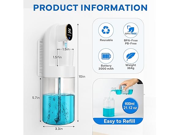 Centuckos Automatic Mouthwash Dispenser