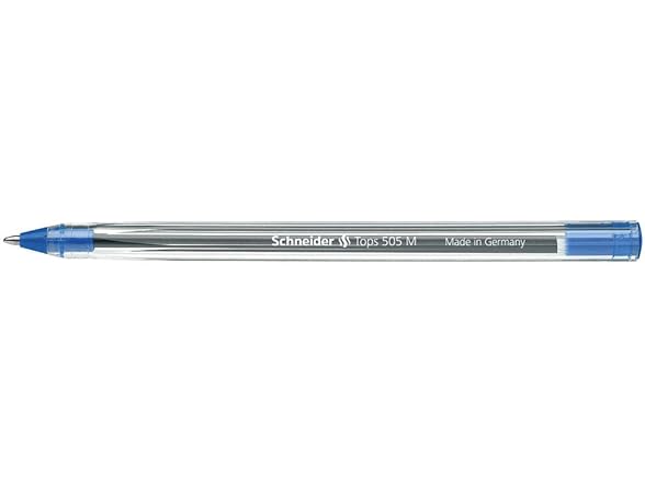 Schneider Tops 505 M (Medium) Ballpoint Pen, Blue