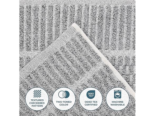 Superior 2PC Juno Viscose Cotton Blend Towels