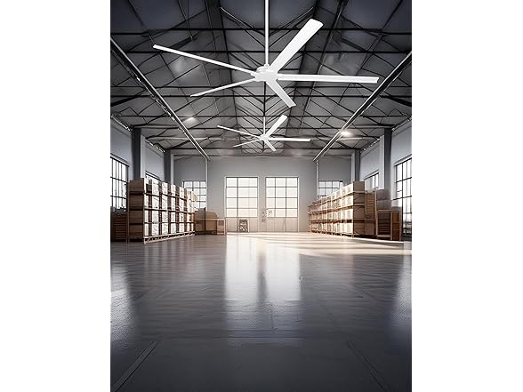 Parrot Uncle F8005WH 72" Industrial Ceiling Fan