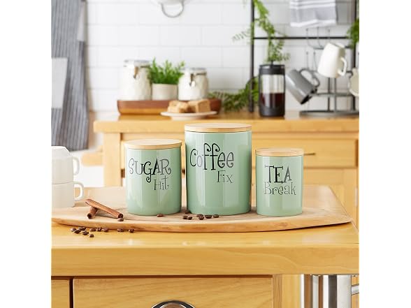 Canister Set, Jadeite, 3 Piece