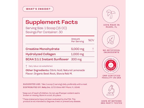 Peach Perfect Creatine Blend for Women –