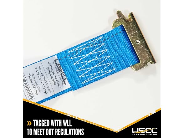 Us Cargo Control 2 x 20' Blue E-Track