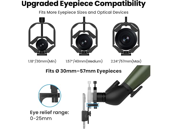 Gosky Spotting Scope Phone Adapter