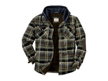 $27.99, Was $79.99, 65% Off! Legendary Whitetails Men Hooded Flannel Jacket dealfomo