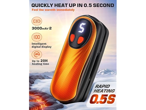 Hand Warmers Rechargeable 2PK