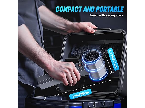 POPFIRST Handheld Turbo Fan for Cars