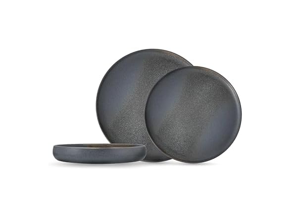 Cloud Terre Iceland Stoneware, 12 Piece Dinnerware Set