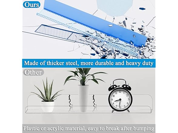 DTUQYX Magnetic Book Shelf for Whiteboard, 2PK