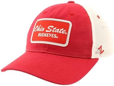 ZHATS Standard NCAA Officially Licensed Hat University Patch Brick Team Color Stone, One Size